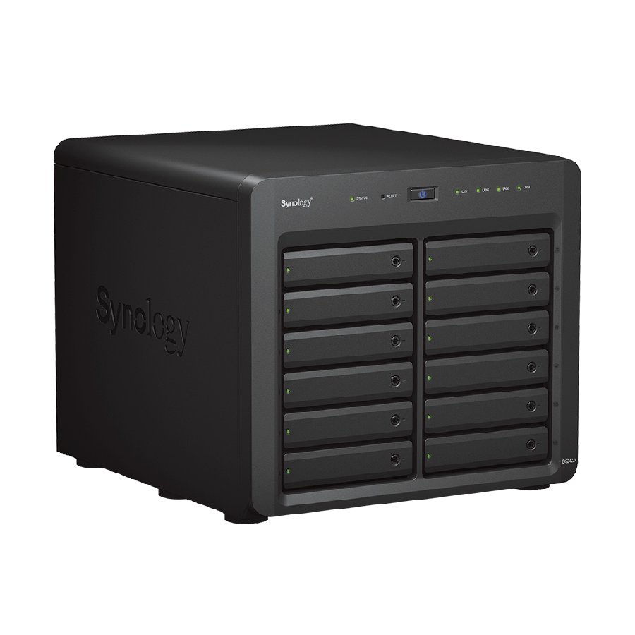 Synology DiskStation DS2422+ - NAS 12-bay mở rộng 24 bay, lưu trữ linh hoạt cho SMB