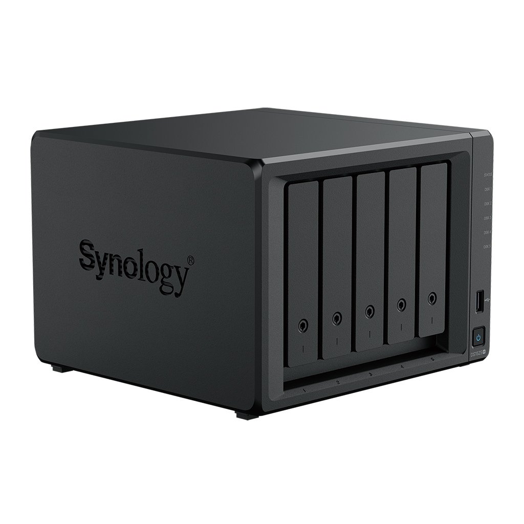 Synology DS1525+ - NAS 5-bay Ryzen mạnh mẽ, mở rộng 15 bay cho văn phòng & doanh nghiệp