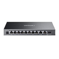 TP-Link ES210GP | Switch 10 Port Gigabit PoE+ Quản Lý Dễ Dàng Omada, VLAN, QoS, Thiết Kế Kim Loại Không Quạt Êm Ái