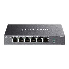 TP-Link DS106P | Switch 6 Port Fast Ethernet PoE+ 67W Truyền Xa 250m, Ưu Tiên Cổng, Tự Phục Hồi PoE, Cắm Là Chạy