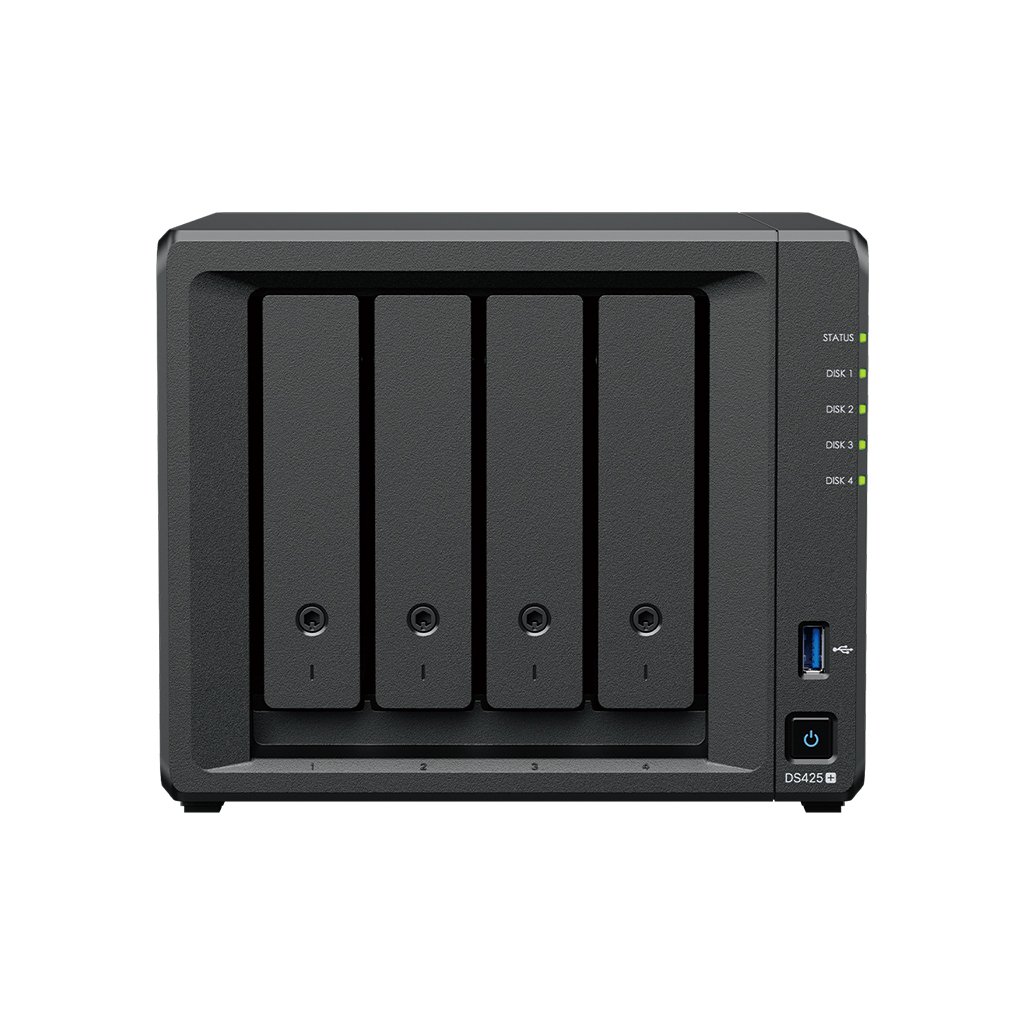 Synology DiskStation DS425+ - NAS 4-bay nhỏ gọn, hiệu năng cao, kết nối 2.5GbE