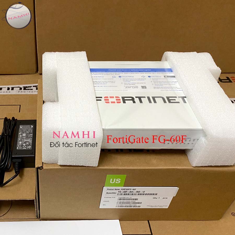 Thiết bị tường lửa FortiNet FortiGate FG-60F