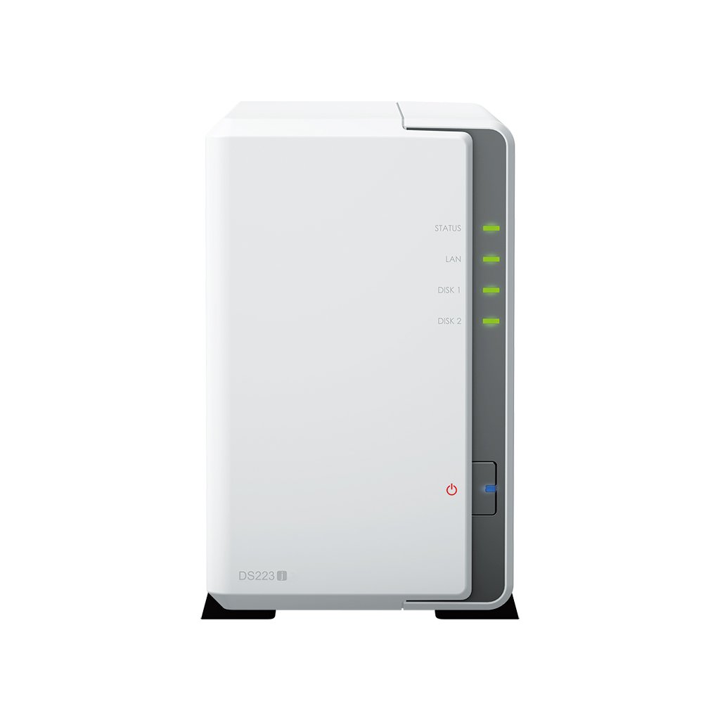Synology DiskStation DS223j - NAS 2-bay nhỏ gọn, tiết kiệm năng lượng cho gia đình & văn phòng nhỏ