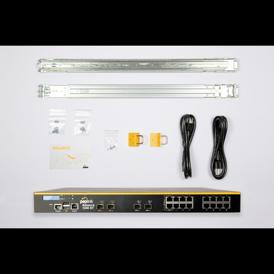 Peplink Balance 2500-EC – Router SD-WAN Edge Computing 10G, throughput 30Gbps, hỗ trợ 1TB SSD lưu trữ nội bộ