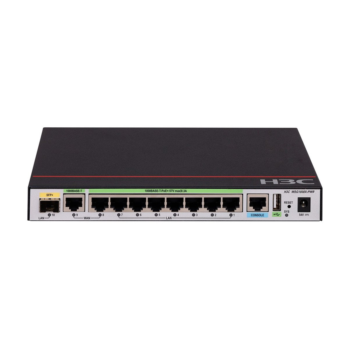 H3C WSG1808X-PWR | Wireless Gateway tích hợp AC & PoE cho SMB | NAMHI