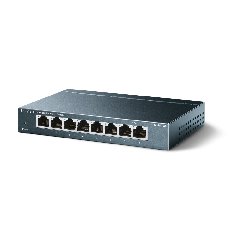 TP-Link TL-SG108 | Switch Gigabit 8 port, Unmanaged, vỏ kim loại, tốc độ 1000 Mbps cho văn phòng nhỏ và gia đình