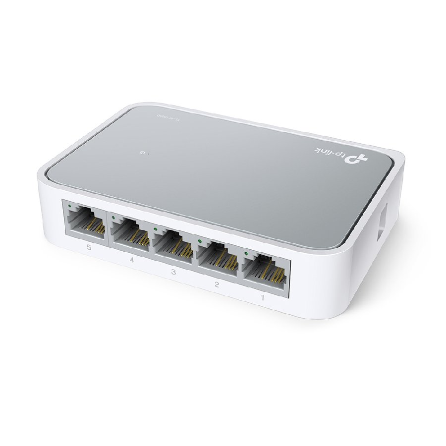 TP-Link TL-SF1005D | Switch 5 port 10/100Mbps, Unmanaged, vỏ nhựa, nhỏ gọn, cắm là chạy cho văn phòng và hộ gia đình