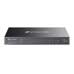 TP-Link SG2210P | Switch 10 Port Gigabit PoE+ Quản Lý Dễ Dàng Omada, VLAN, QoS, Static Routing, Tổng Công Suất 61W, Thiết Kế Kim Loại Êm Ái