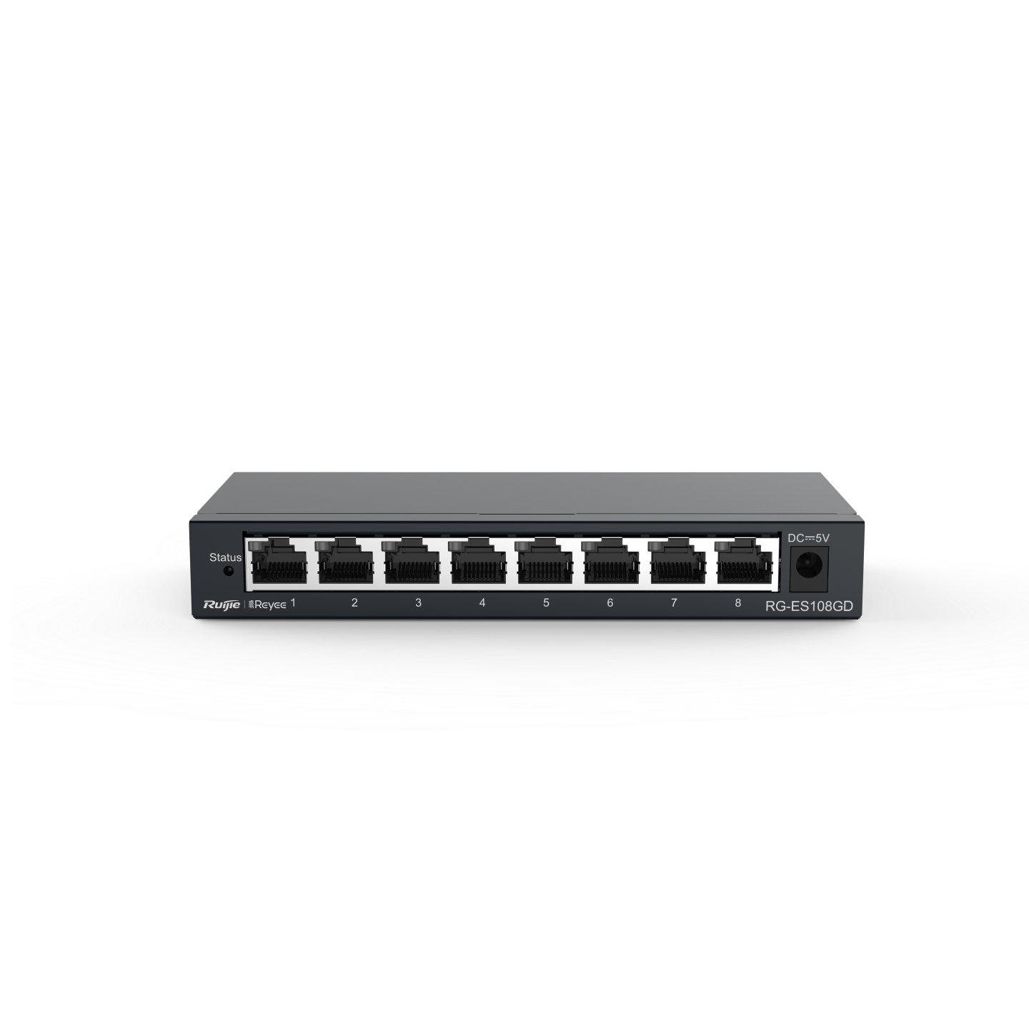Ruijie Reyee RG-ES108GD – 8-Port Gigabit Metal Unmanaged Switch hỗ trợ giám sát qua Ruijie Cloud App