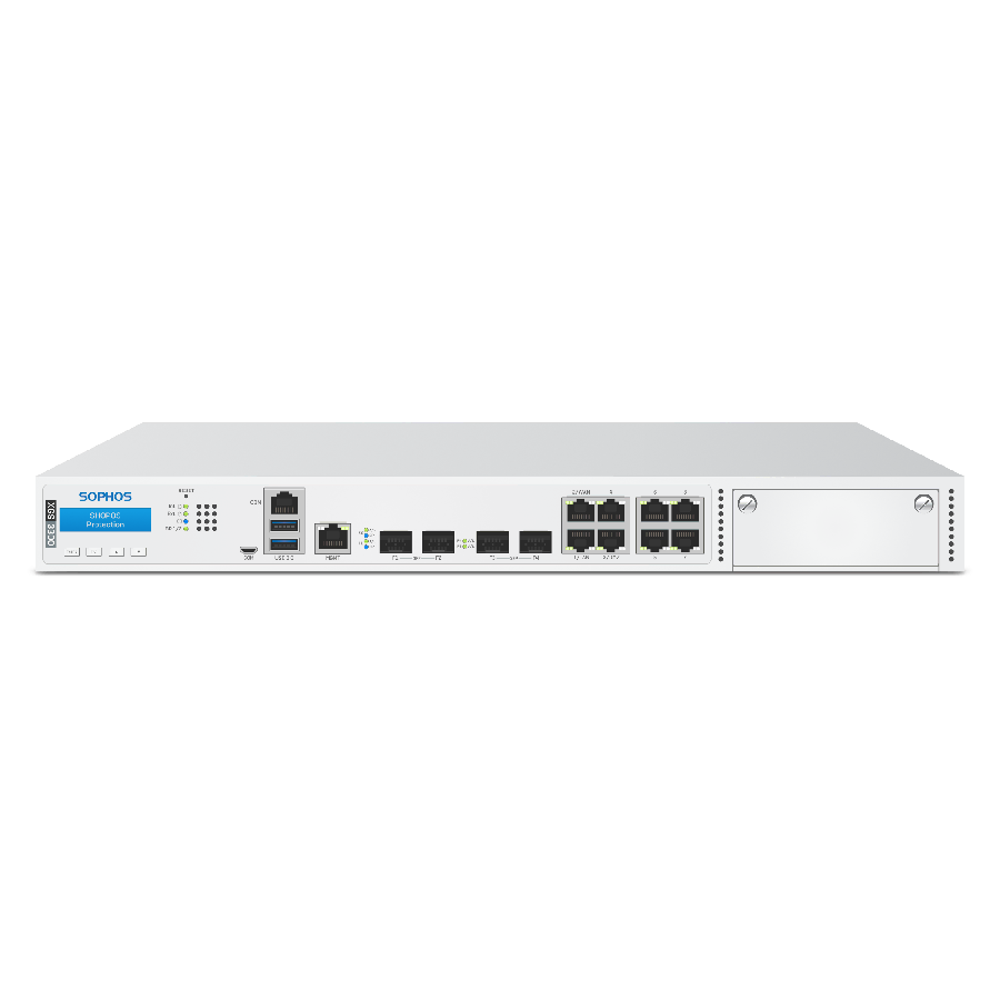 Tường Lửa Sophos XGS 3300: Hiệu suất vượt trội với Throughput 58 Gbps và kết nối quang 10GE