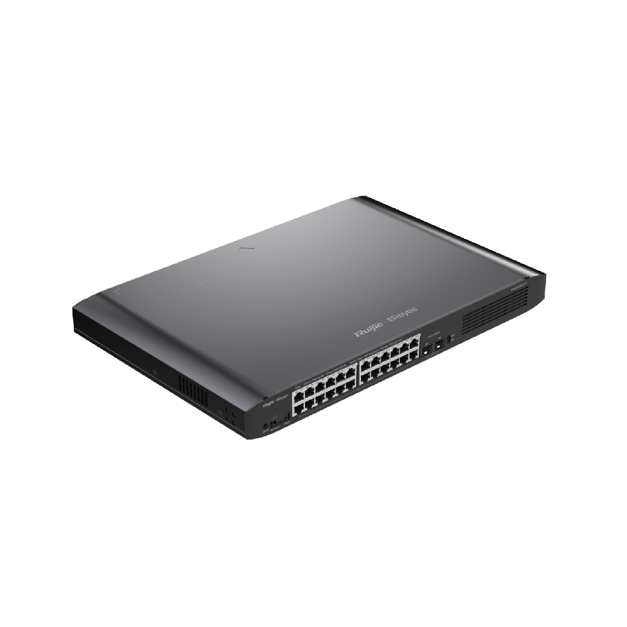 Ruijie Reyee RG-ES226GC-P – 26-Port Gigabit Smart Cloud Managed PoE Switch cho hệ thống camera và SMB