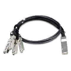 Cáp DAC PLANET CB-QSFP4X10G | 40G QSFP+ to 4×10G SFP+ Breakout | NAMHI