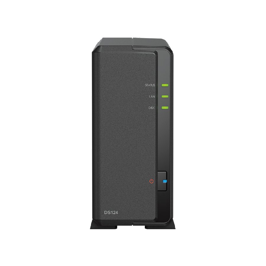 Synology DiskStation DS124 - NAS 1-bay nhỏ gọn, tiết kiệm điện, dễ dàng quản lý dữ liệu
