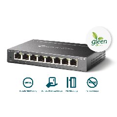 TP-Link TL-SG108E | Easy Smart Switch 8 Port Gigabit hỗ trợ VLAN, QoS, giám sát qua Utility