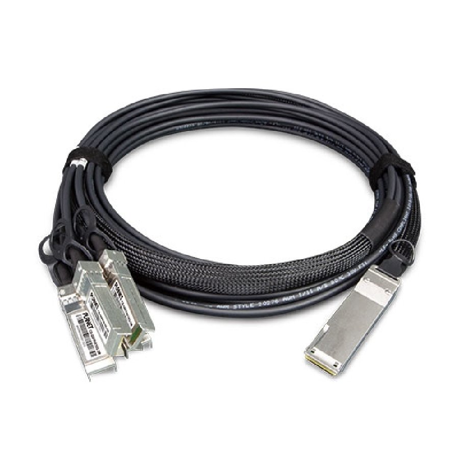Cáp DAC PLANET CB-QSFP4X10G | 40G QSFP+ to 4×10G SFP+ Breakout | NAMHI