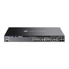 TP-Link SG6428X | Switch L3 28 Port Gigabit Stackable Uplink 10G Quản Lý Cao Cấp Omada, VLAN, RIP/OSPF, Dual PSU, Hiệu Năng 128Gbps