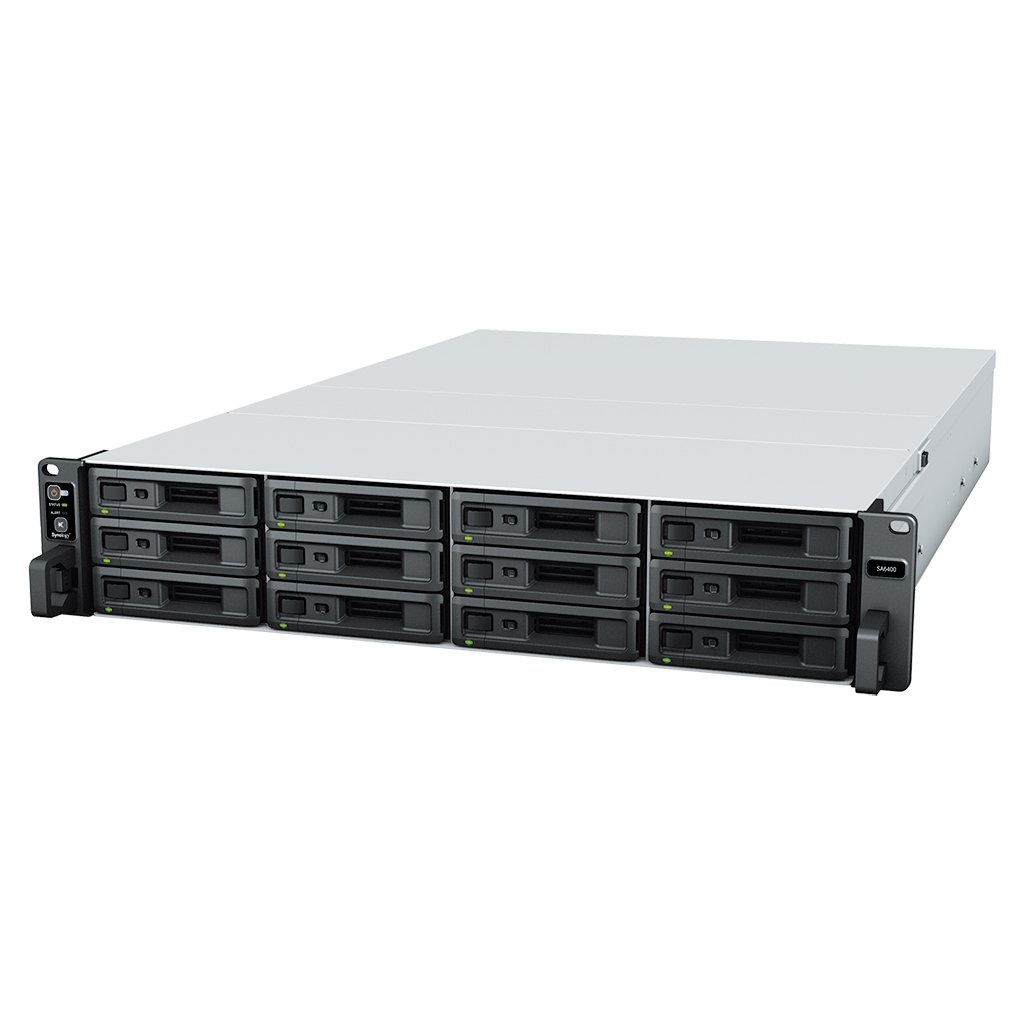 Synology SA6400 | NAS 2U 12-Bay, CPU AMD EPYC, Mở rộng 108-Bay