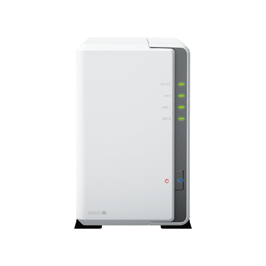 Synology DiskStation DS223j - NAS 2-bay nhỏ gọn, tiết kiệm năng lượng cho gia đình & văn phòng nhỏ