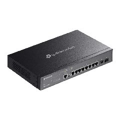 TP-Link SG3210 | Switch 8 Port Gigabit L2+ Quản Lý Cao Cấp Omada, VLAN, QoS, Static Routing, Thiết Kế Kim Loại Không Quạt Êm Ái