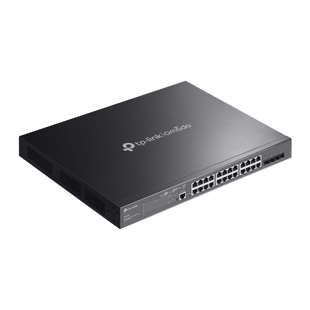 TP-Link SG3428MP | Switch 28 Port Gigabit PoE+ Quản Lý Cao Cấp Omada, VLAN, QoS, Static Routing, Tổng Công Suất 384W