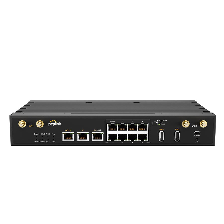 Pepwave MAX HD2 – Router Dual 4G LTE công nghiệp, SpeedFusion bonding, Wi-Fi 5, PoE, hoạt động bền bỉ