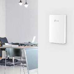 TP-Link EAP615-Wall | WiFi 6 AX1800 Wall Access Point, 4 Port Gigabit, PoE+, Quản Lý Cloud Qua Omada SDN