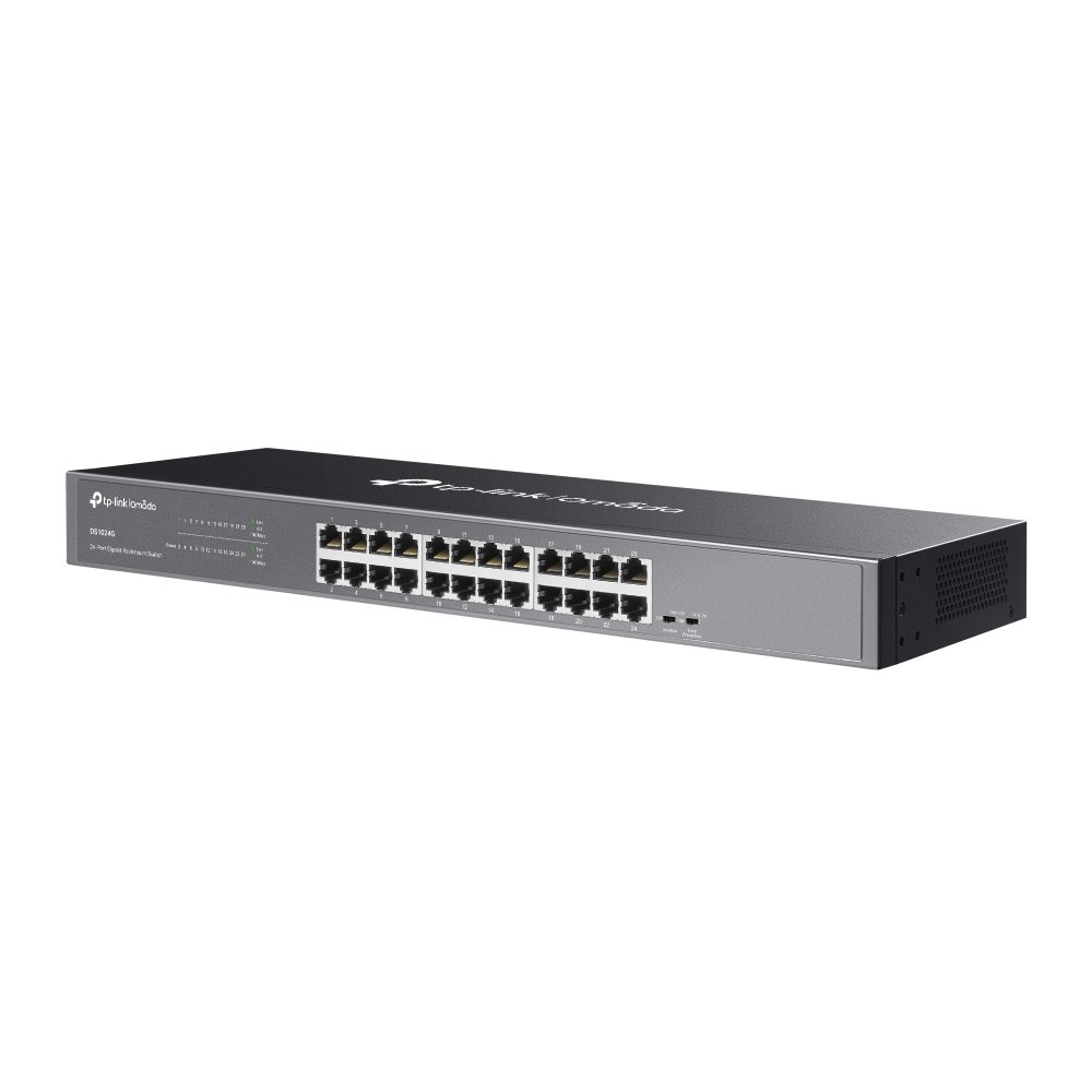 TP-Link DS1024G | Switch 24 Port Gigabit Rackmount Kim Loại, Ổn Định, Tiết Kiệm Điện