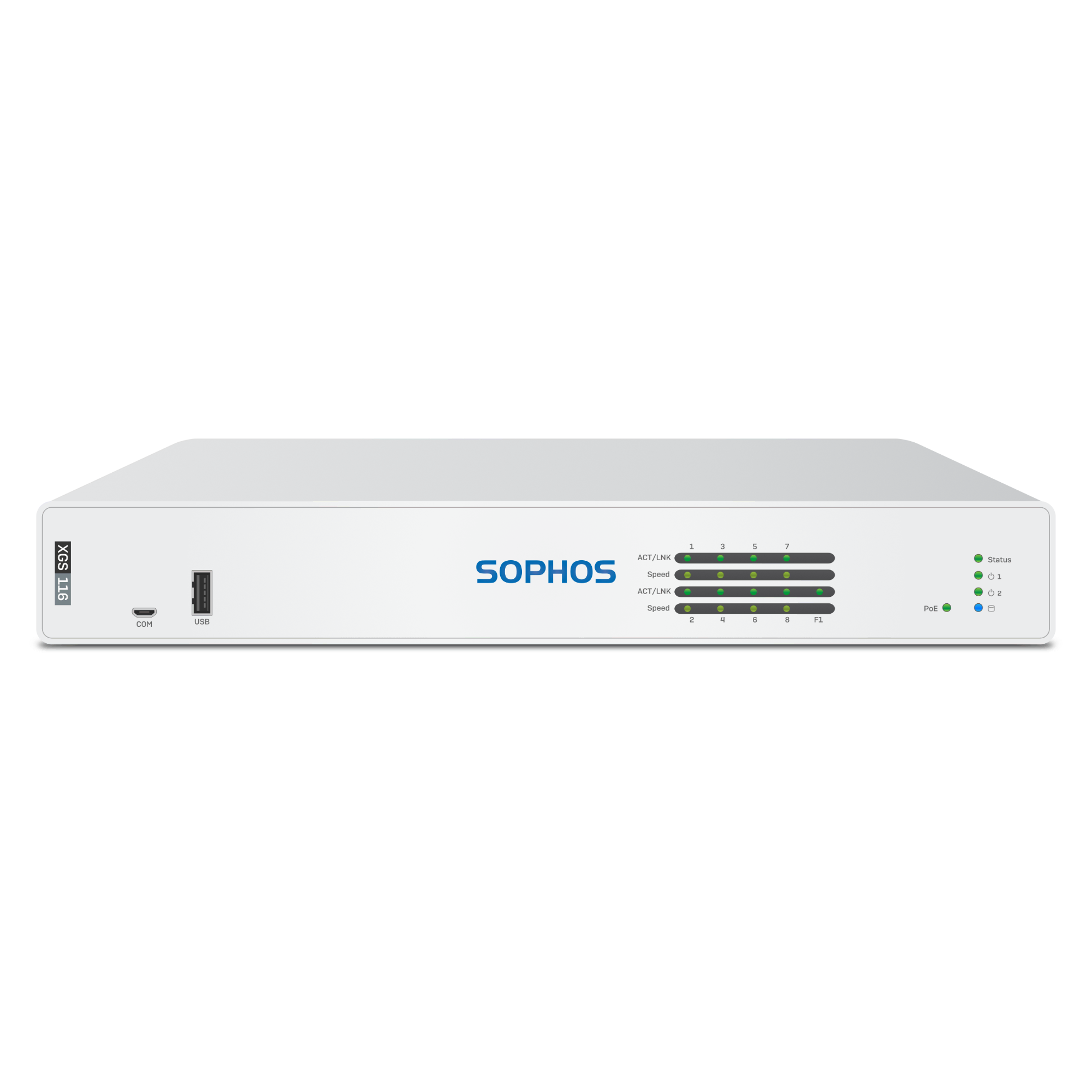 Tường Lửa Sophos XGS 116: Kết nối linh hoạt với khe cắm mở rộng và cổng PoE, hiệu suất được tăng tốc