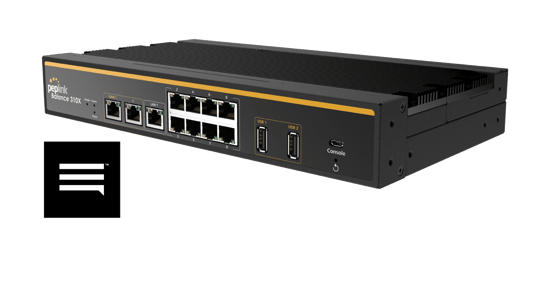 Peplink Balance 310X (BPL-310X-LTEA-Q-T) - Router SD-WAN công nghiệp tích hợp LTE-A Pro, hiệu năng 2.5Gbps