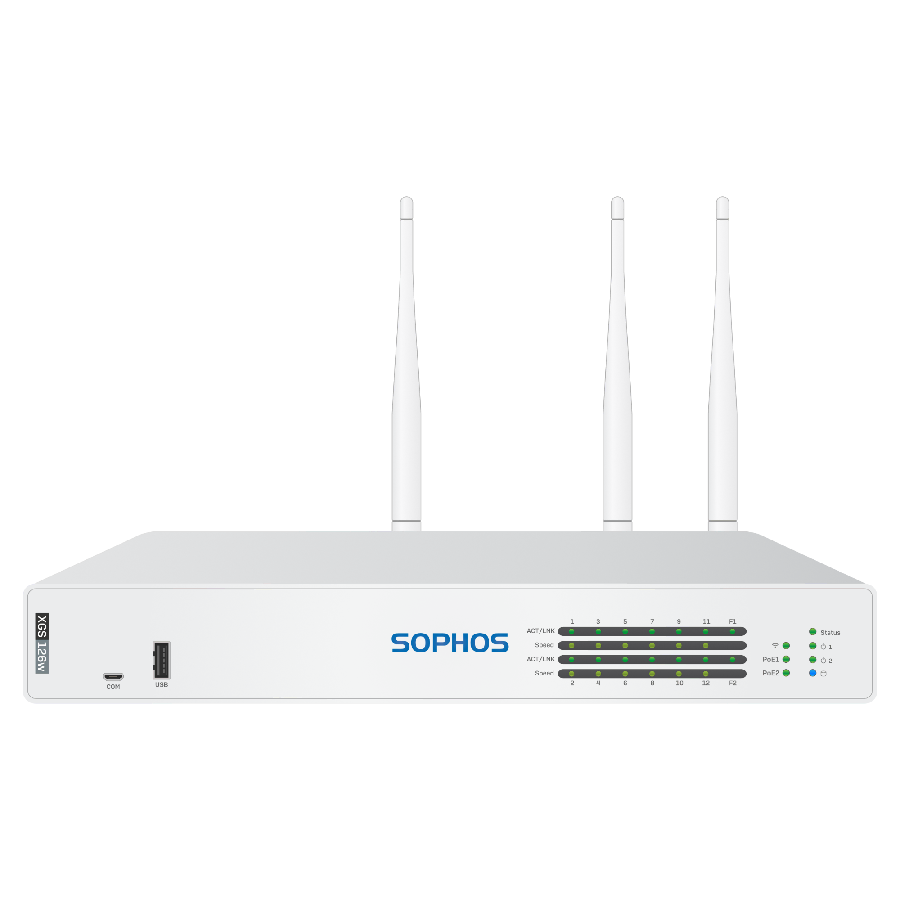 Tường Lửa Sophos XGS 126w: Giải pháp Wi-Fi 5 hợp nhất, 12 cổng GE và hiệu suất được tăng tốc