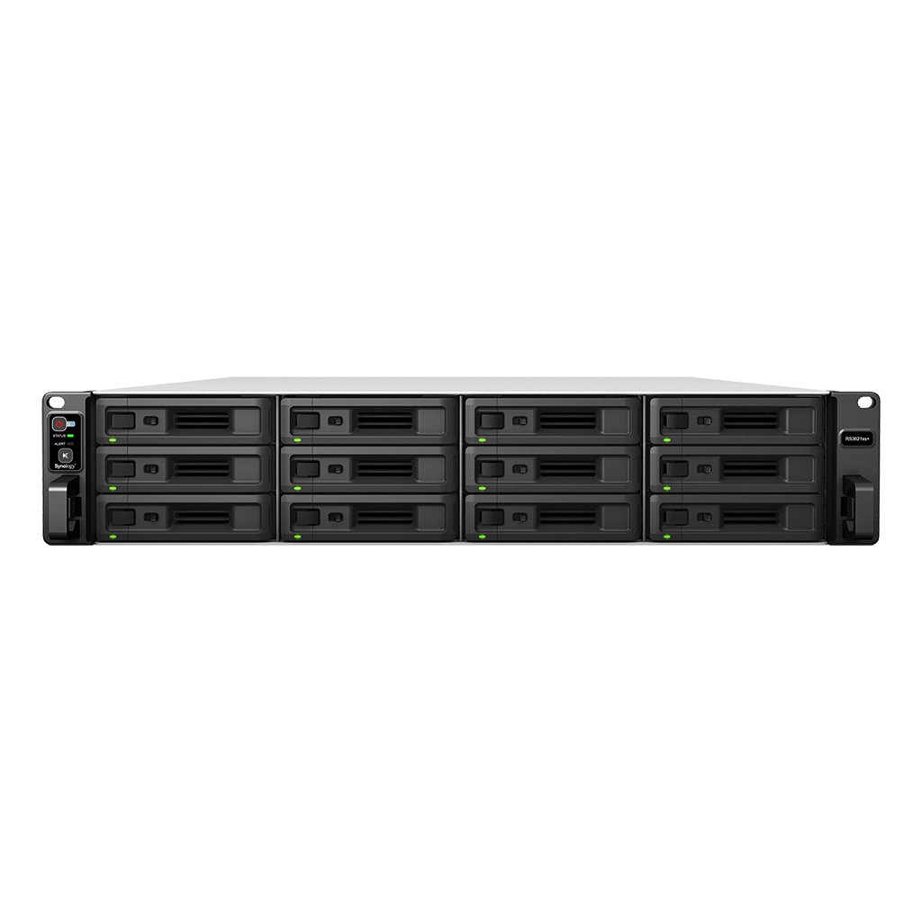 Synology RackStation RS3621xs+ | NAS 2U 12-Bay, CPU Xeon 8-Core, Tích Hợp 10GbE