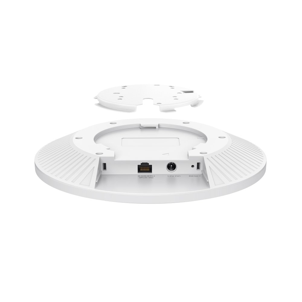 TP-Link EAP772 | WiFi 7 BE11000 Tri-Band Ceiling Access Point, 2.5G Port, Omada SDN, AI Roaming & Mesh