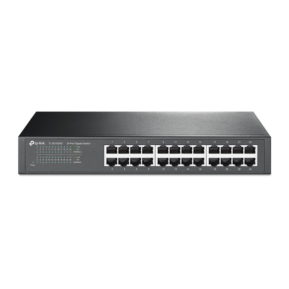 TP-Link TL-SG1024D | Switch Gigabit 24 port, Unmanaged, vỏ nhựa, hiệu năng ổn định cho doanh nghiệp