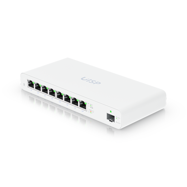 UISP Router (UISP-R) - Router Gigabit 9 cổng, hỗ trợ PoE, quản lý qua UISP