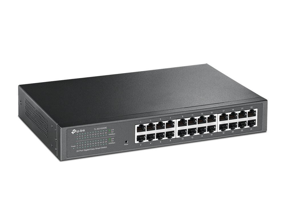 TP-Link TL-SG1024DE | Switch Gigabit Easy Smart 24 port, VLAN, QoS, IGMP Snooping, hiệu suất cao cho doanh nghiệp vừa