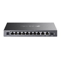 TP-Link DS111P | Switch 11 Port PoE+ 65W (8× Fast + 3× Gigabit) Truyền Xa 250m, Hoạt Động Êm Ái