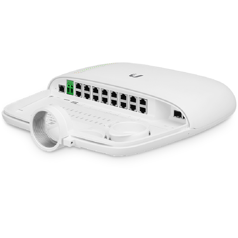 EdgePoint S16 (EP-S16) - Switch ngoài trời 16 cổng Gigabit + 2 SFP+, hỗ trợ PoE