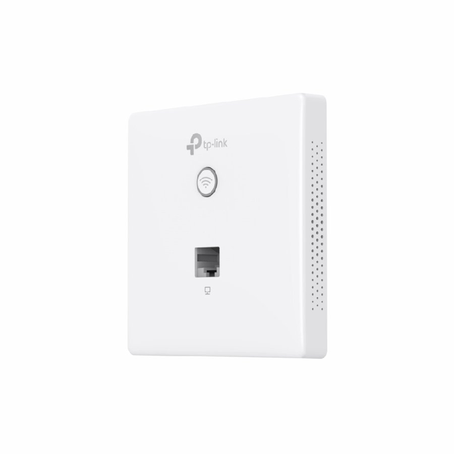 TP-Link EAP115-Wall | WiFi Wall Access Point Chuẩn N 300Mbps, Thiết Kế Siêu Mỏng, Hỗ Trợ PoE & Omada Cloud