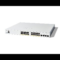 Cisco Catalyst C1300-24FP-4G – Switch PoE+ 24 port Gigabit công suất 375 W, hiệu năng cao cho SMB