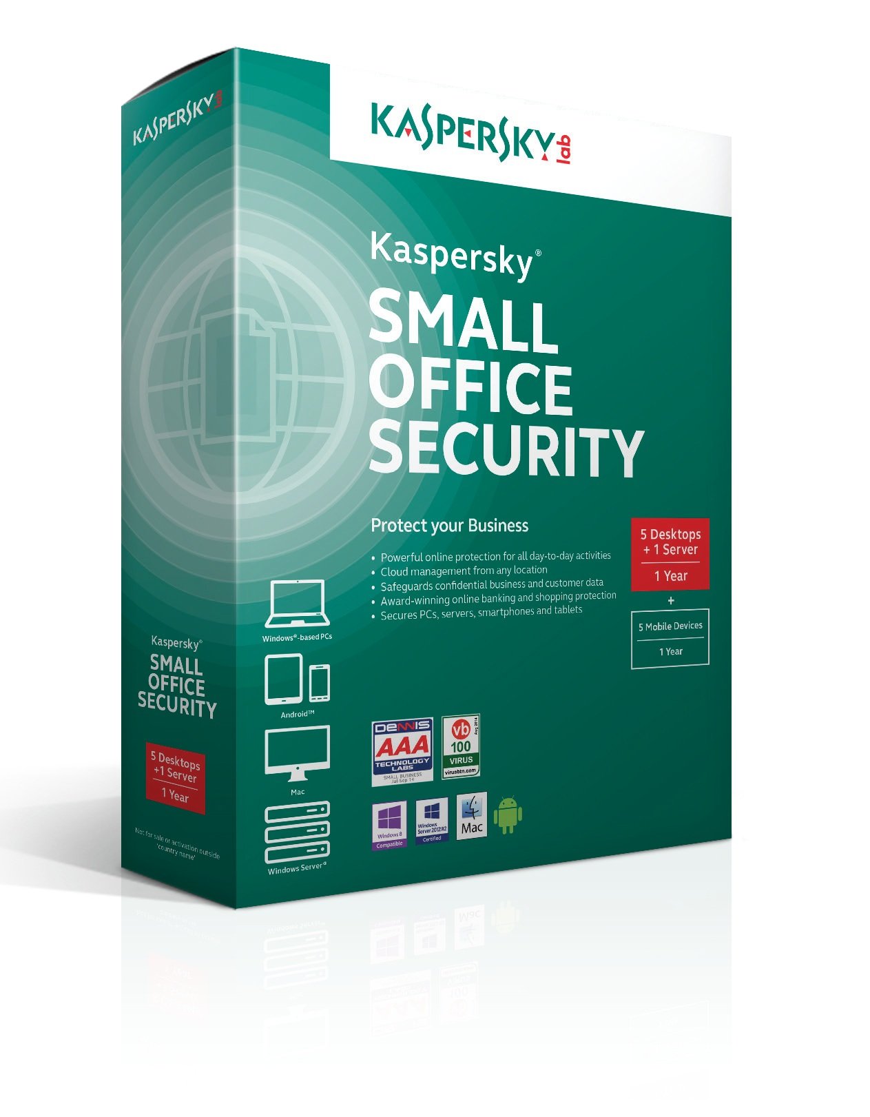 Kaspersky Small Office Security - Bảo mật doanh nghiệp nhỏ (≤50 users), quản lý qua Web Console | NAMHI