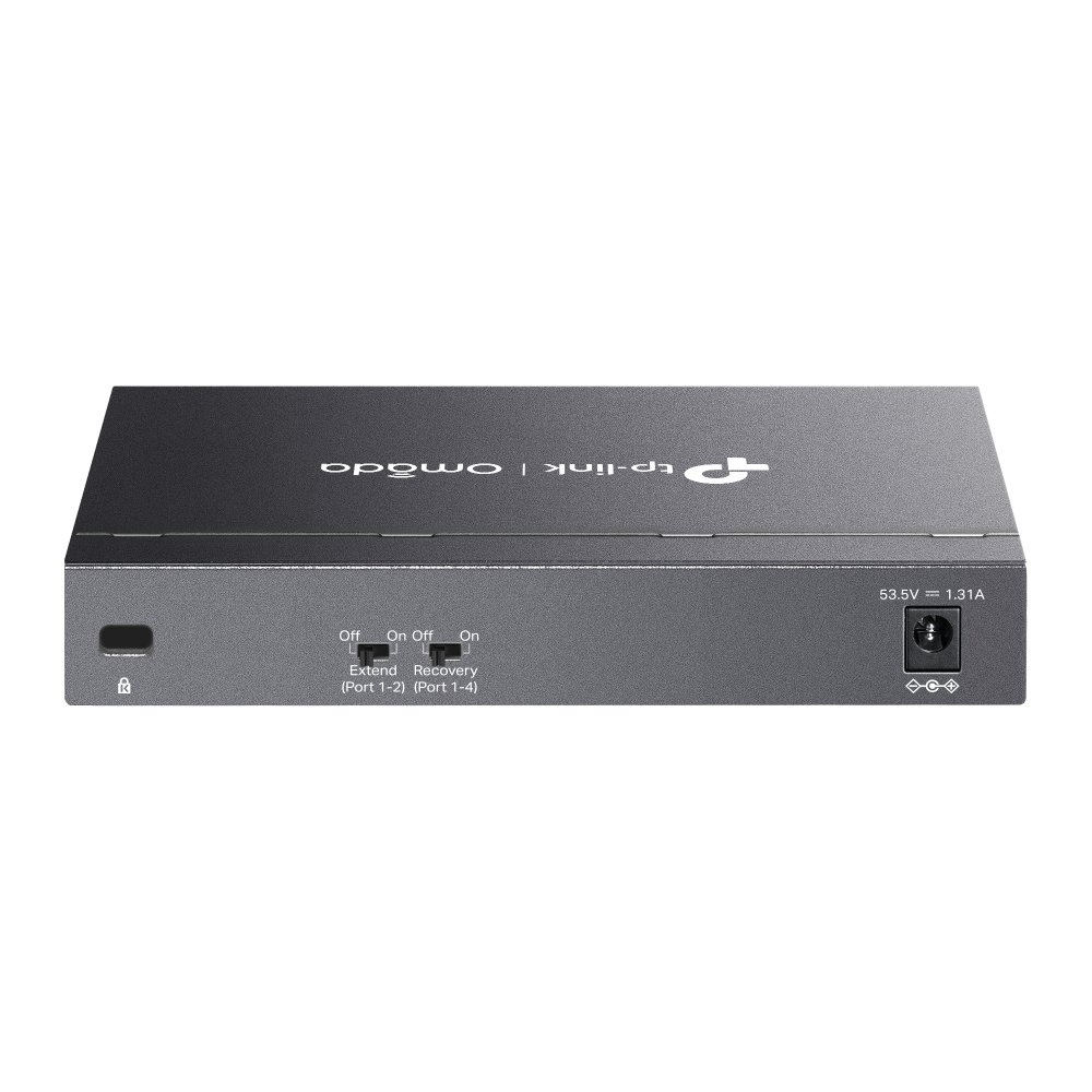 TP-Link DS106GPP | Switch 6 Port Gigabit PoE+/PoE++ 64W Truyền Xa 250m, Tự Phục Hồi PoE, Cắm Là Chạy