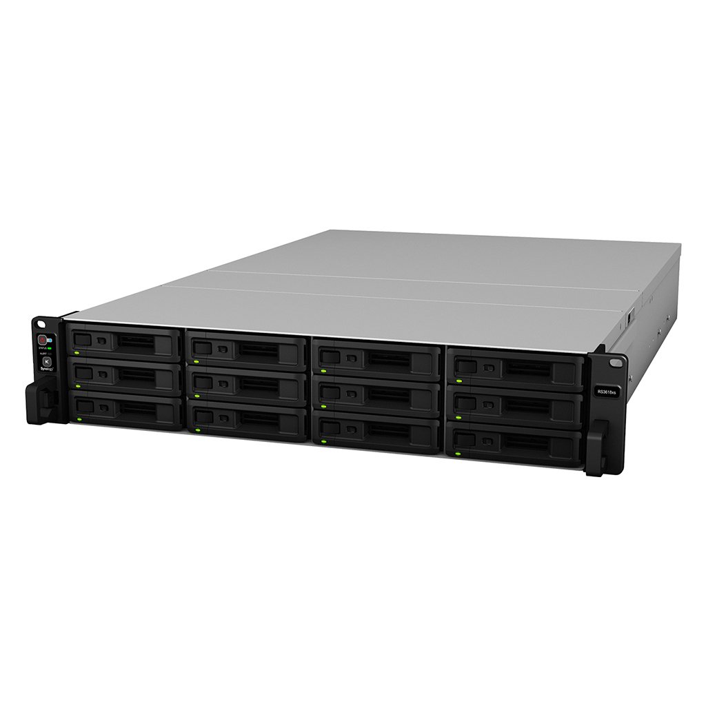 Synology RackStation RS3618xs | NAS 2U 12-Bay, CPU Xeon, Mở rộng 36-Bay & 10GbE