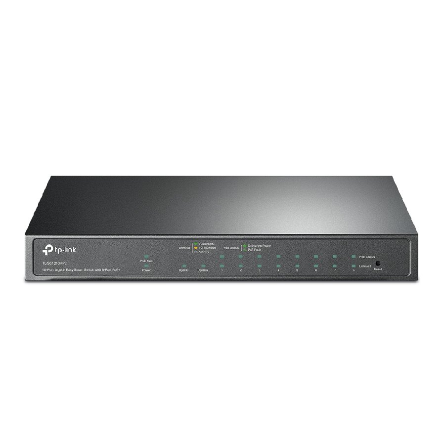 TP-Link TL-SG1210MPE | PoE+ Switch 10 Port Gigabit 123W, VLAN, QoS, giám sát qua Utility