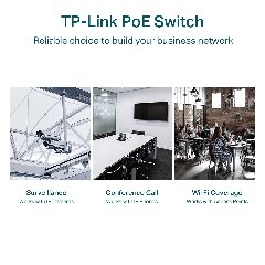 TP-Link TL-SG1218MPE | Switch Gigabit 16 port PoE + 2 SFP, Smart Managed, hỗ trợ Omada Controller & VLAN, công suất 250 W