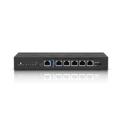EdgeRouter 6 PoE (ER-6P) - Router Gigabit 6 cổng, hỗ trợ PoE linh hoạt