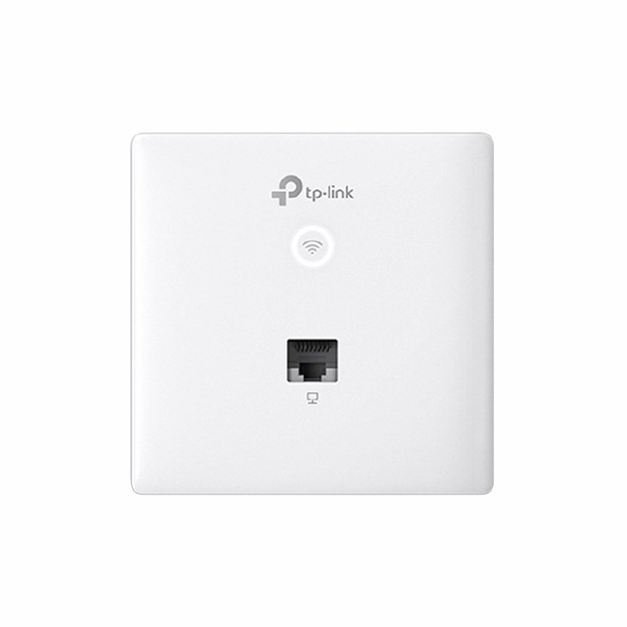 TP-Link EAP115-Wall | WiFi Wall Access Point Chuẩn N 300Mbps, Thiết Kế Siêu Mỏng, Hỗ Trợ PoE & Omada Cloud