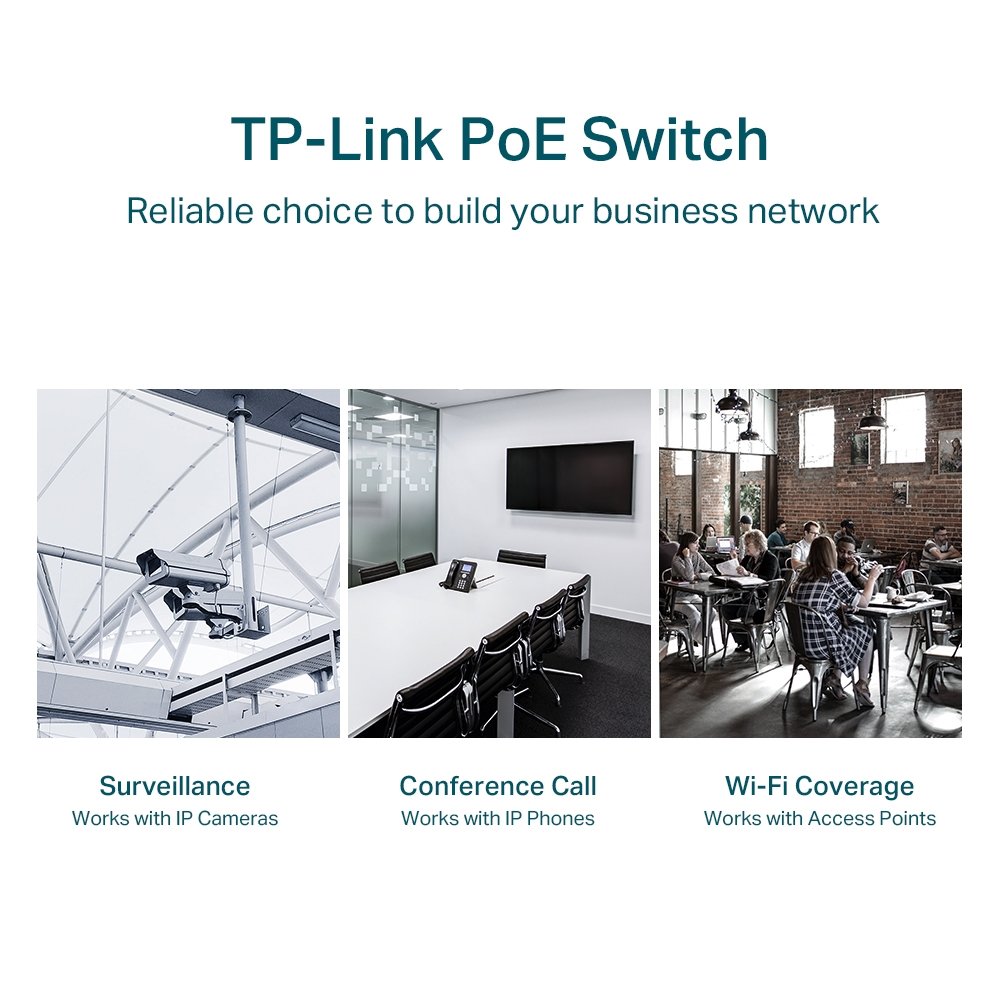 TP-Link TL-SG1428PE | PoE+ Switch 24 Port Gigabit 250W, VLAN, QoS, giám sát qua Utility