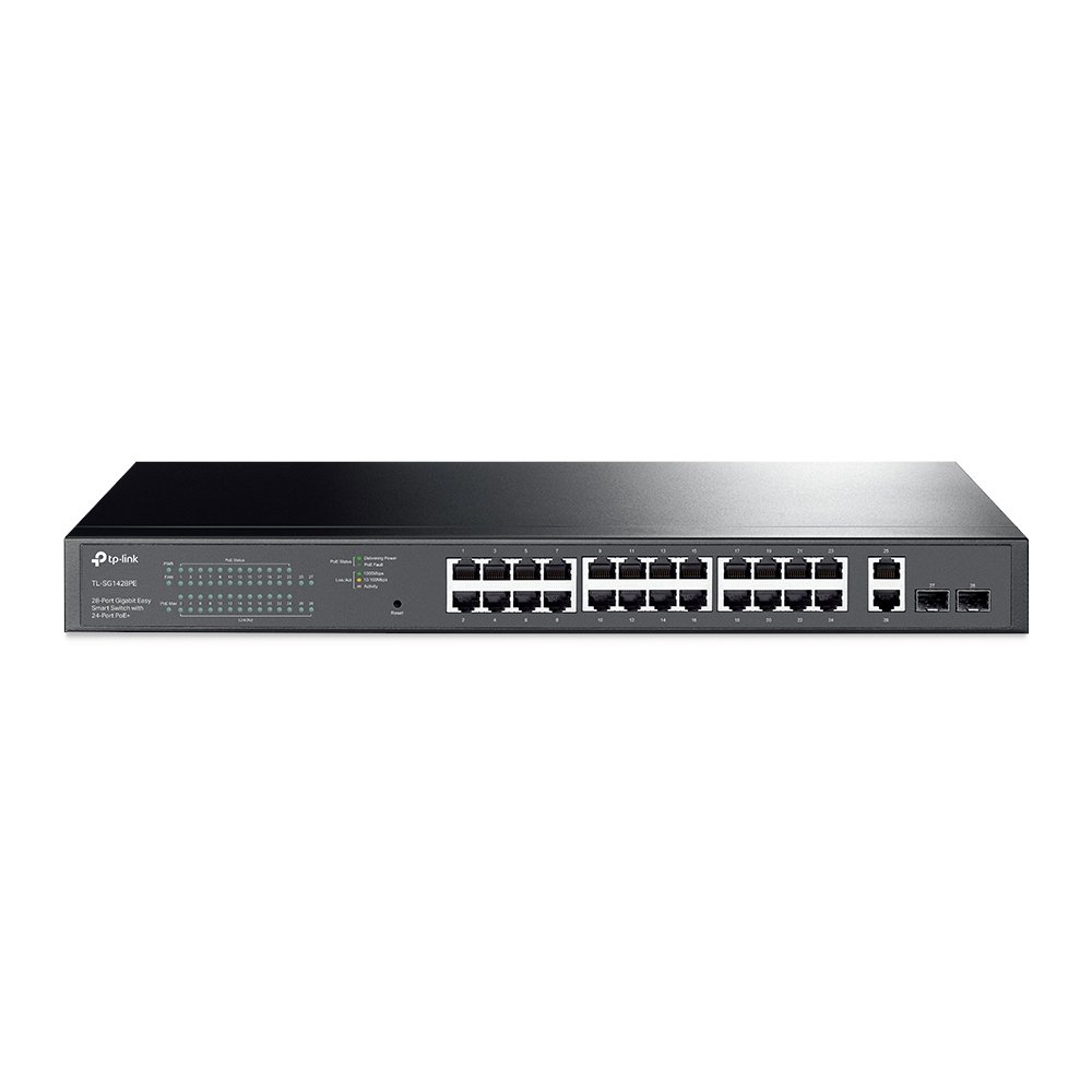TP-Link TL-SG1428PE | PoE+ Switch 24 Port Gigabit 250W, VLAN, QoS, giám sát qua Utility