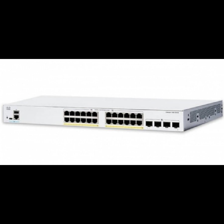 Cisco Catalyst C1300-24XTS – Switch 10G Hybrid (12 Copper + 12 SFP+), hiệu năng cao, linh hoạt cho SMB