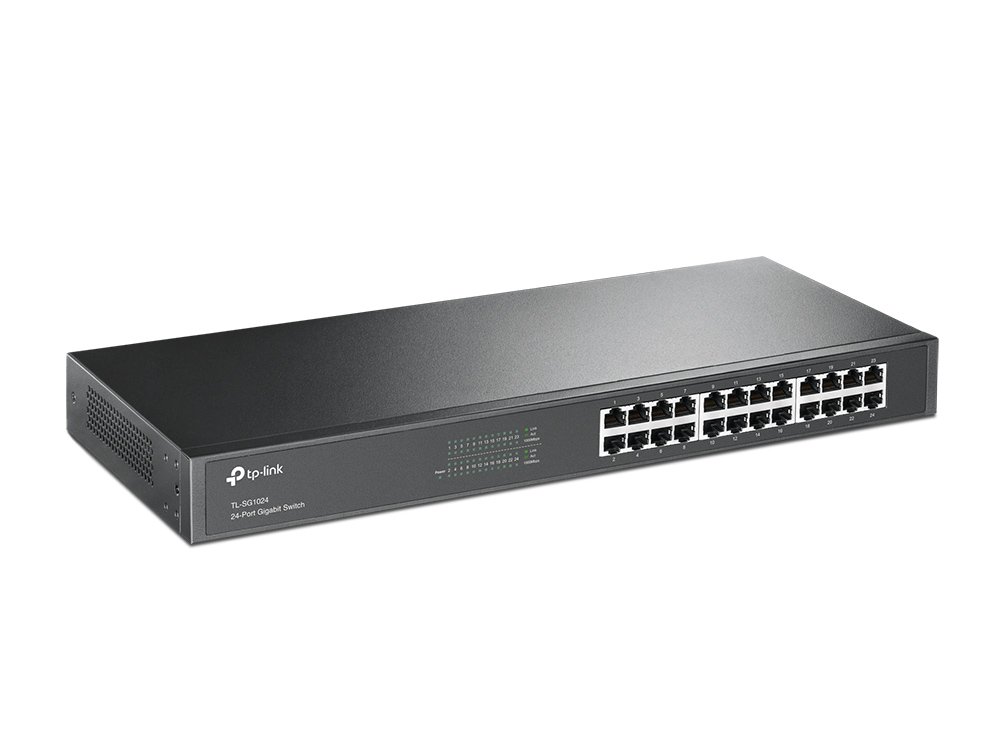 TP-Link TL-SG1024 | Switch Gigabit 24 port, Unmanaged, vỏ kim loại rackmount, hiệu năng cao cho doanh nghiệp
